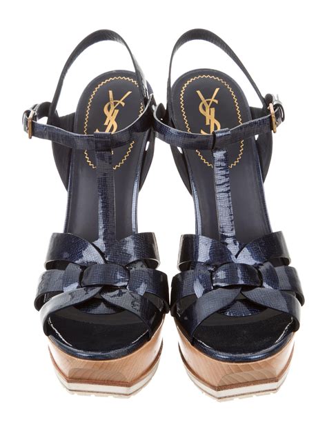 ysl tribute platform sandal replica|yves saint laurent tribute sandals.